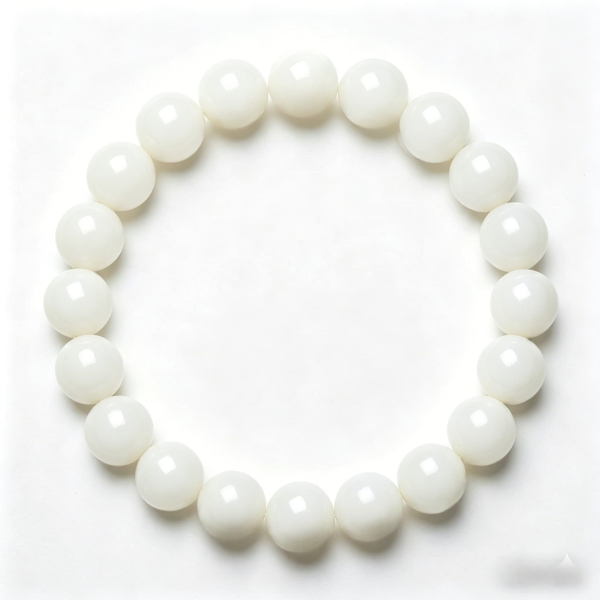 Zen Awakening | Natural White Bodhi Seed Bracelet for Mindfulness & Inner Peace (His & Hers)