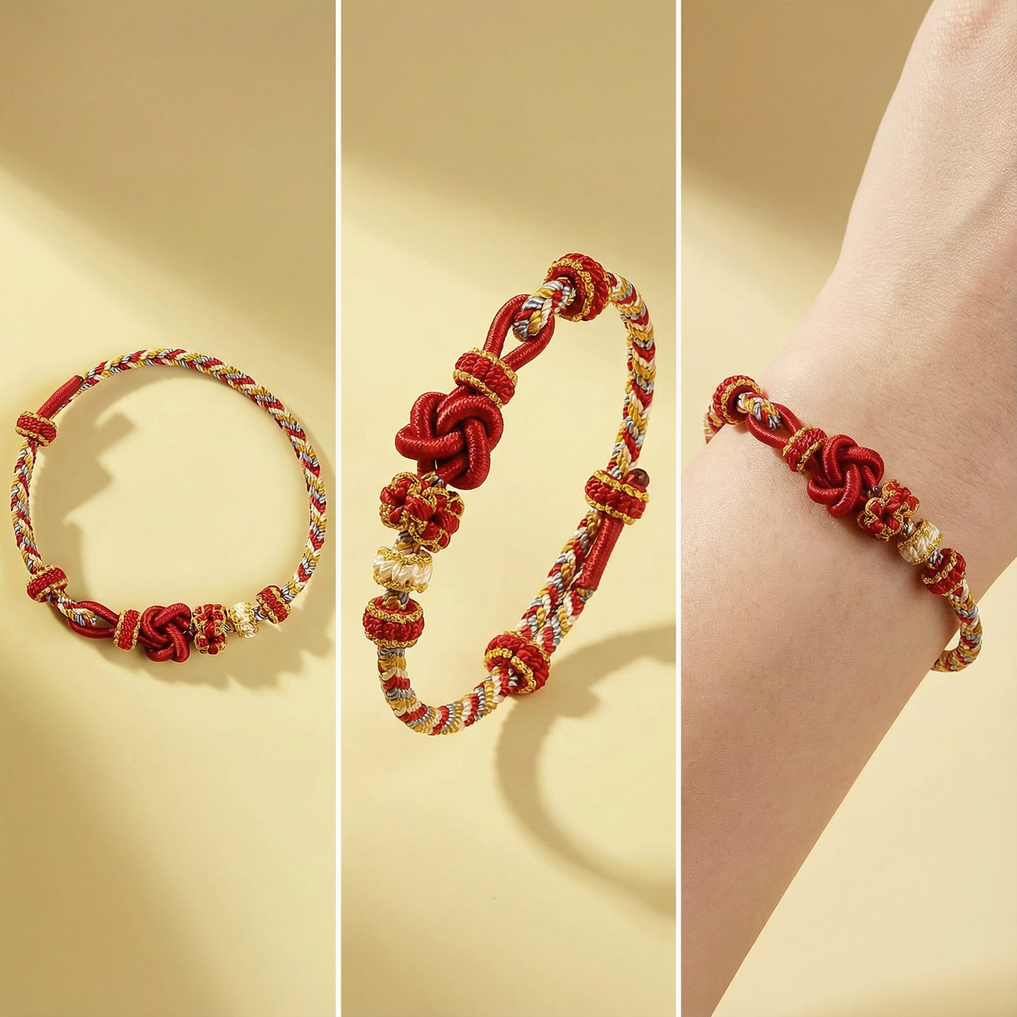 Handcrafted Protection & Fortune Bracelet